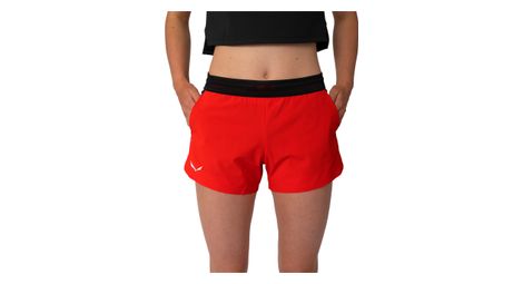 Pantalones cortos salewa pedroc 2 para mujer rojo/negro