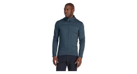Chaqueta polar de manga larga rab ascendor azul claro