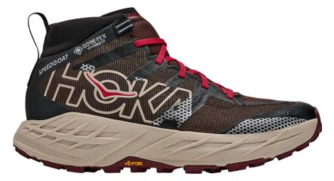 Scarpe da trekking Hoka Speedgoat 7 Hike GTX marroni/nere da uomo