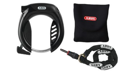 Abus 4960 nr frame lock + abus 5850/5650/4960 6ks chain lock 85 cm + bag black