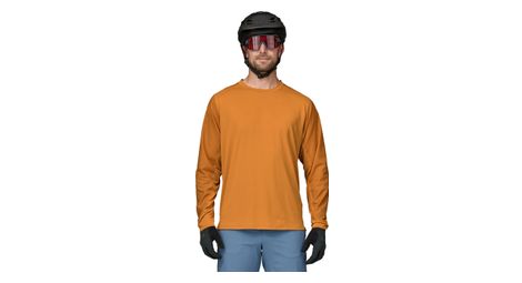 Maglietta a maniche lunghe patagonia dirt craft brown s