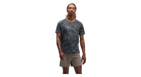 T-Shirt Running Hoka EveryRun Gris Homme
