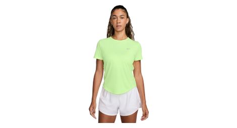 Maillot de manga corta nike dri-fit tempo amarillo, mujer