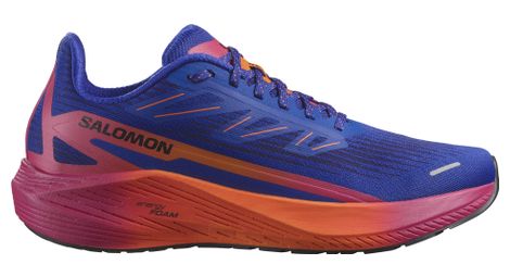 Salomon aero blaze 2 scarpe da corsa blu arancione rosa uomo 44