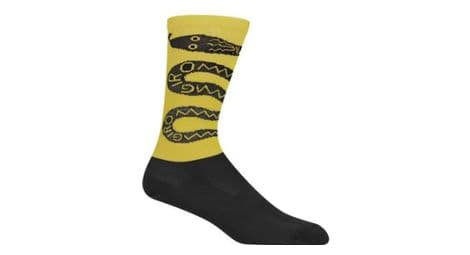 Giro comp high rise sokken geel / zwart