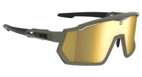 Lunettes azr pro race rx kaki mat / écran hydrophobe jaune