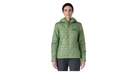 Doudoune à capuche patagonia nano puff hoody vert femme