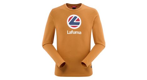 Camiseta de manga larga lafuma graph homme marrón