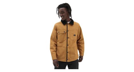 Vans drill chore yellow sherpa long sleeve jacket