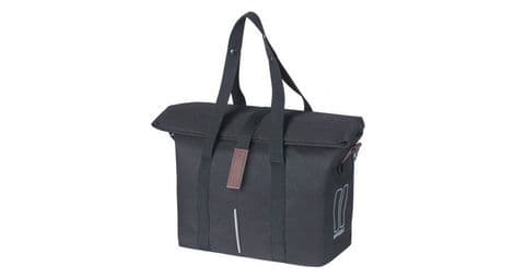 Basil sacoche de vélo ville avec kf-hook 8-11 litres 27 x 39 x 15 cm - noir