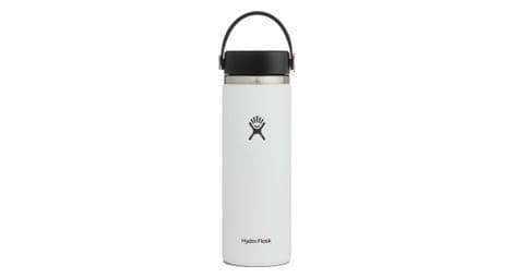 Bouteille hydro flask wide mouth with flex cap 591ml blanc