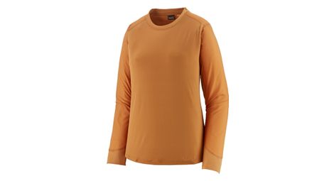 Camiseta de manga larga patagonia dirt craft para mujer amarillo