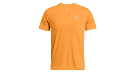 Maillot manches courtes under armour launch orange homme