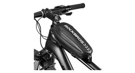 Sacoche de cadre de vélo étanche rockbros - noir