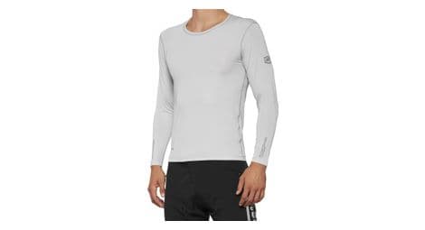 Maillot manches longues 100% concept r-core-x gris