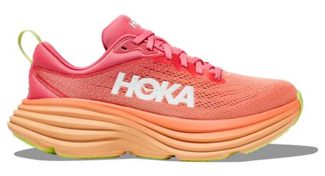 Hoka One One Bondi 8 - femme - rouge corail