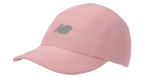 Gorra new balance 5 panel perf 2.0 rosa