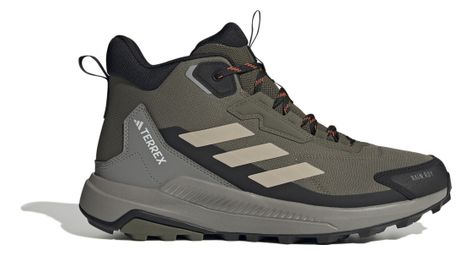 Chaussures de randonnée adidas terrex anylander mid rain.rdy kaki homme