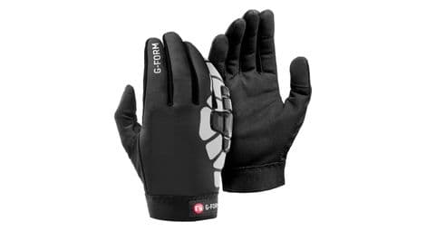 Gants vtt/bmx - g-form - bolle température froide - noir/blanc