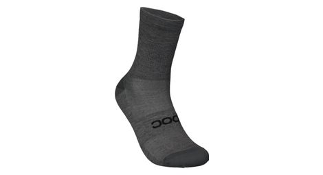 Chaussettes mérinos poc zephyr gris