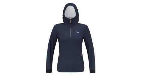Giacca impermeabile salewa puez aqua donna blu navy