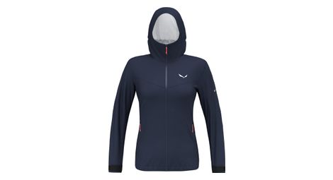 Chaqueta impermeable para mujer salewa puez aqua azul marino