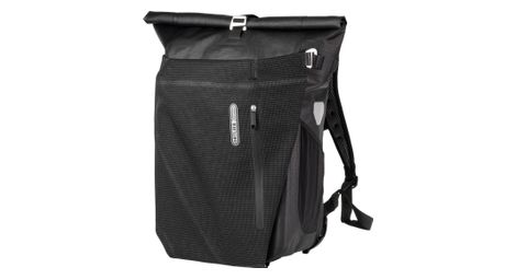 Sac à dos / sacoche de porte-bagages ortlieb vario ps high vis 26l ql2.1 noir réfléchissant