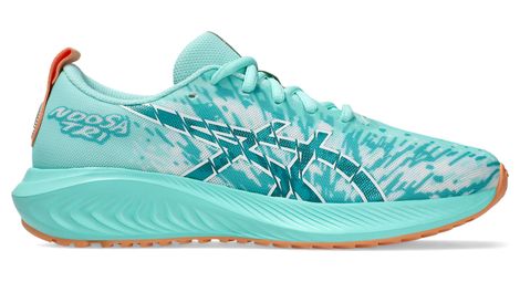 Asics gel-noosa tri 16 gs scarpe da corsa blu/arancione bambino