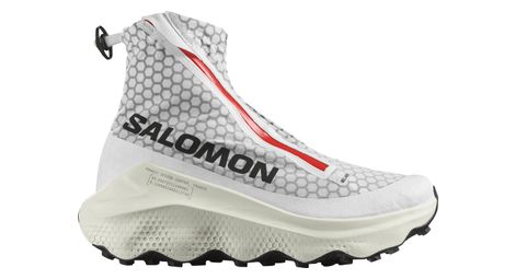 salomon s lab ultra dust trail shoes white red unisex