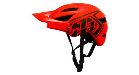 Casque troy lee designs a1 drone fire rouge