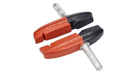 Porte patin tige cantilever et v-brake kool stop eagle 2 bi-matiere (paire).