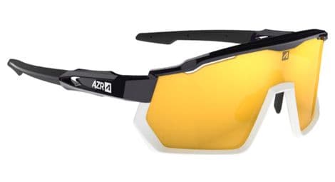 Lunettes azr pro race rx noir/blanc verni / écran hydrophobe or