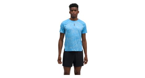 hoka everyrun blue men s running t shirt