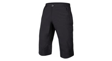 Pantalones cortos impermeables endura mt500 ii negro