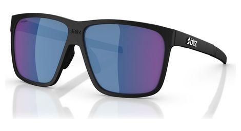 Bliz A001 Schwarz - Blaues Spiegelglas