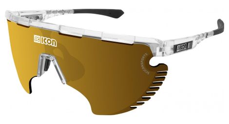Scicon Sports Aeroshade XL Lunettes De Soleil De Performance Sportive  Scnpp Multimireur Bronze Compagnon De Carbone