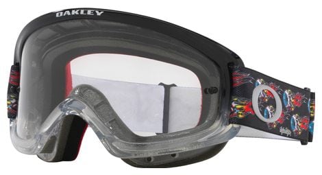 Máscara oakley o-frame 2.0 pro xs mx serie troy lee designs / transparente / oo7116-24