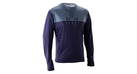 Maillot Manches Longues Leatt Trail 3.0 Bleu Homme
