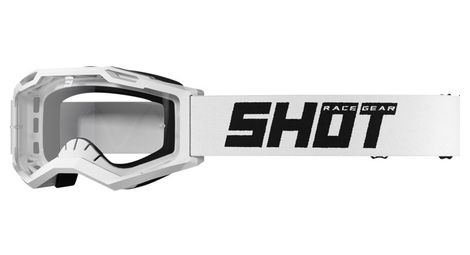 Masque shot assault 2.0 blanc brillant