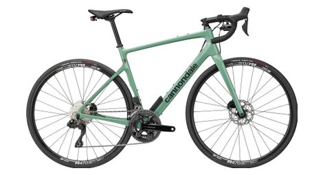 Bicicleta de carretera cannondale synapse carbon 2 le shimano 105 di2 12v 700 mm verde jade 56 cm / 175-185 cm