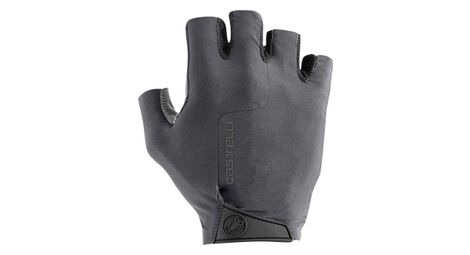 Castelli premio unisex short gloves grey l