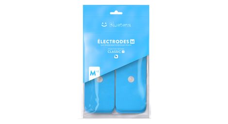 Confezione da 8 elettrodi bluetens classic 2 - taglia m (50x100 mm)