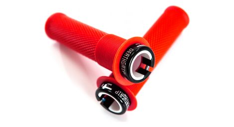 Dmr deathgrip thin grips con flange rosse