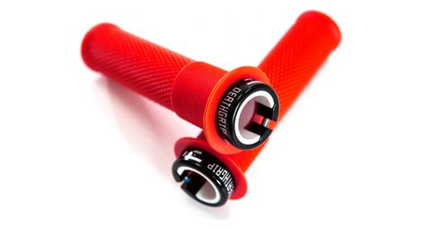 Puños finos dmr deathgrip con bridas rojo