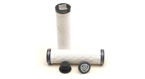 Sb3 paire de grips logo lock on blanc noir