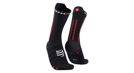 Paire de chaussettes compressport pro racing socks v4 0 ultralight bike noir