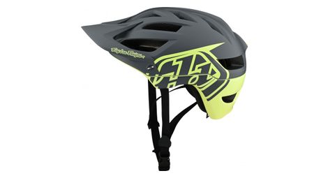 Casque troy lee designs a1 mips classic gris jaune