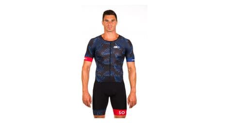 Combinaison trifonction z3r0d ttsuit racer noir bleu