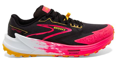 Brooks catamount 3 trail shoes black pink women's