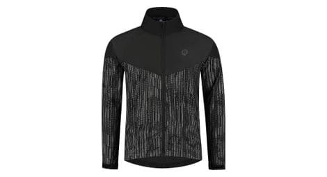 Veste de course à pied - homme - noir - rogelli hi vis